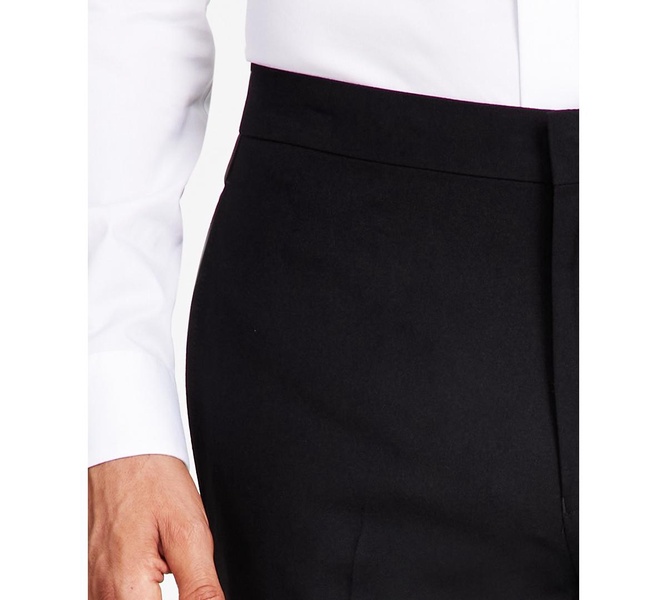 Men's Slim-Fit Stretch Black Tuxedo Pants, Created for Macy's 