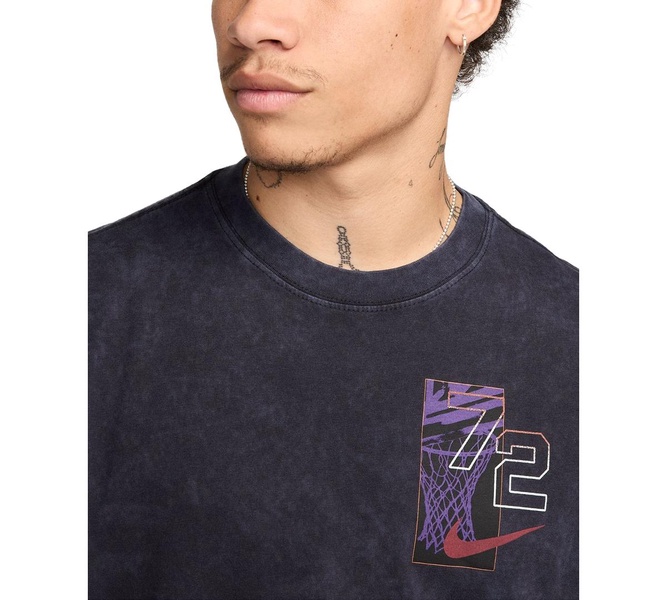 Men's Max90 Basketball Short Sleeve Logo Graphic T-Shirt