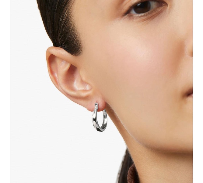 Endless Hoop Earrings - Venus Silver