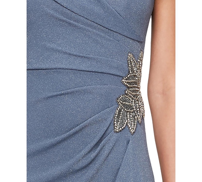 Women's Off-The-Shoulder Beaded Gown