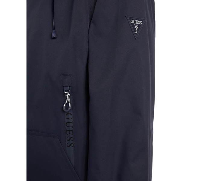 Men's Water Resistant Tech Stretch Hooded Windbreaker