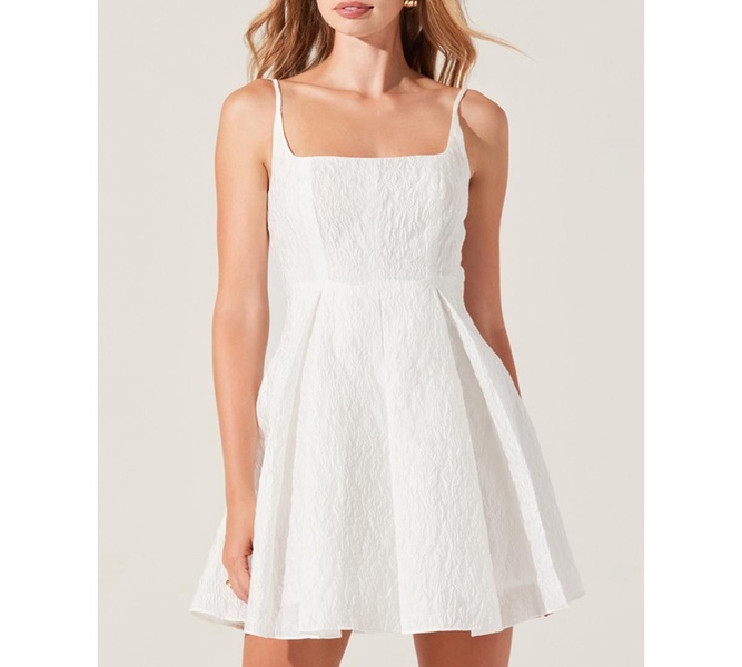 Women's Ellie Jacquard Fit & Flare Dress