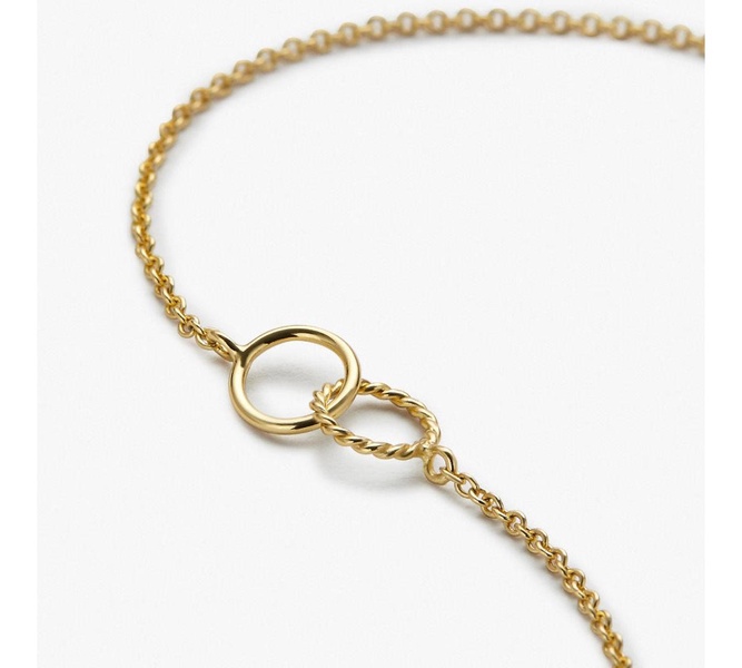 Interlocking Circles Necklace - Sam