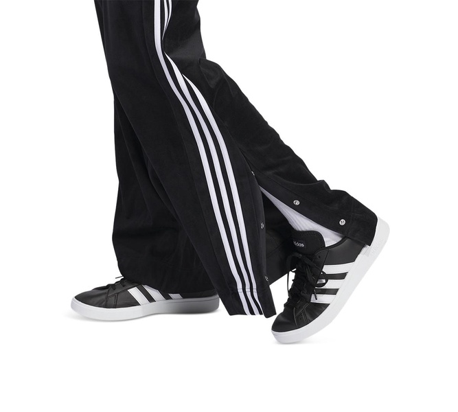 Women's Y2K Glam Velour Wide-Leg Pants