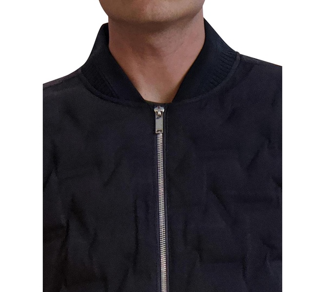 Men's Heat-Sealed Quilted Bomber Jacket