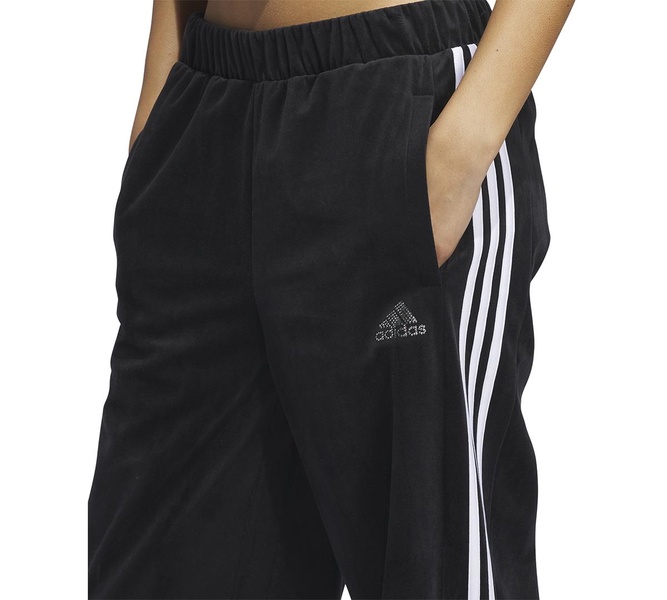 Women's Y2K Glam Velour Wide-Leg Pants
