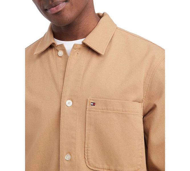 Men's Twill Utility Shirt Jacket
