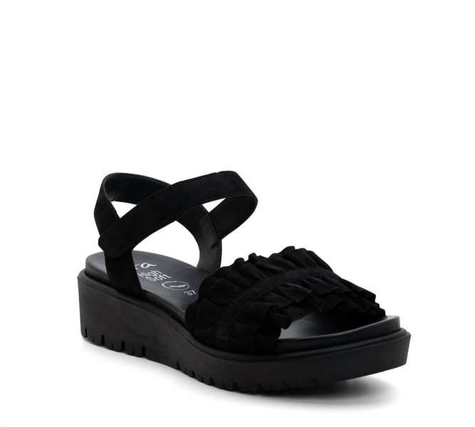 women's benton high soft sandal in black
