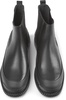 Black Leather Ankle Boots for Women.
