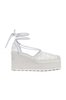 Stretch Lace Up Espadrilles