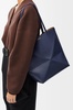 Medium Leather Puzzle Fold Tote Bag