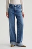 kora high-rise wide leg jeans in blue