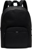 Black Monogram Pocket Backpack
