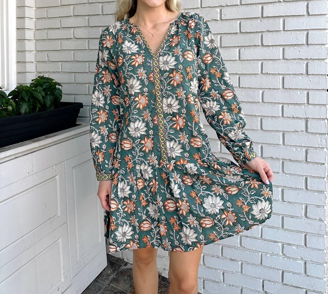 ambre dress in bloom