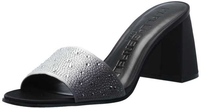 KARL LAGERFELD womens Pera Mule Dress Sandal