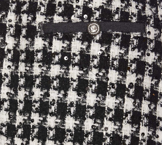 Mini Houndstooth Skirt