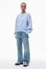 Puff Print Terry Sweatshirt