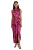 Donna Morgan Women's Holiday Foil Glitter Shimmer Metallic Dress Occasion Party Guest of