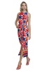 Donna Morgan Floral Midi Wrap Women-Versatile Summer, Beach, and Vacation Dress