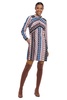 Donna Morgan Women's Long Sleeve Sheath Dress with Back Cutout