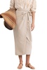 Gottex womens Natural Pola Wrap Skirt Swimsuit Coverup for Women, Stylish and Versatile Summer Essential
