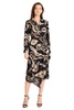 Maggy London Women's Wrap Front Shirt Dress
