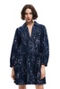 Desigual Women's Woman Woven Dress Long Sleeve