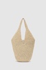Small Leah Hobo - Natural With Black