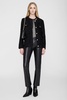 Elly Clutch - High-Shine Black