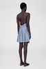 Chloe Mini Dress - Peri Blue