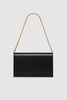 Elly Clutch - High-Shine Black