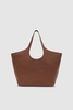 Medium Lili Tote - Cognac Pebbled