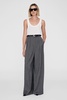 Lou Trouser - Black And Grey Stripe