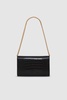 Small Elly Clutch - Black Embossed