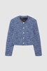 Amber Jacket - Blue Tweed