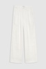 Carrie Pant - White Linen Blend