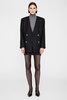 Tierra Skirt - Dark Grey Pinstripe