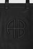 Large Rio Tote - Black Recycled Leather