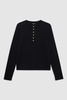 Alessia Long Sleeve Tee - Black