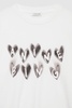 Cade Tee Hearts - Ivory