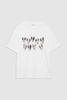 Cade Tee Hearts - Ivory