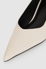 Hilda Pumps - High-Shine Bone