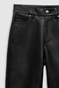 Bruno Pant - Black Recycled Leather