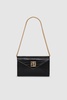 Small Elly Clutch - Black Embossed