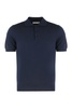 Canali Knitted Cotton Polo Shirt