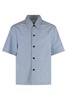 Bottega Veneta Striped Linen-Cotton Blend Shirt