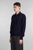 Polo In Blue Wool
