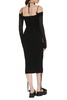 Andreādamo Ribbed Knit Dress