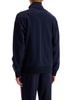 metallic v-detail sports sweatshirt