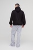Oversized Homme Print Hoodie